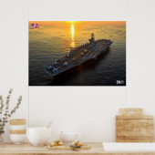 US AIRCRAFT CARRIER - CVN-71 POSTER (Küche)