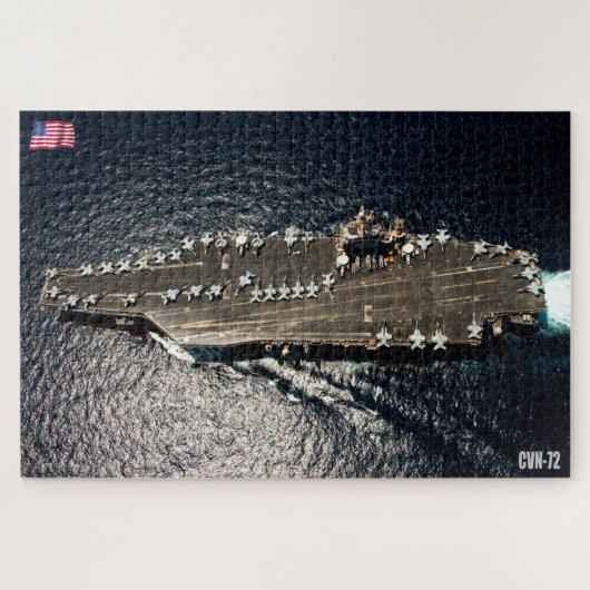 US AIRCRAFT CARRIER - CVN 72 (20 x 30 INCH) Puzzle (Horizontal)