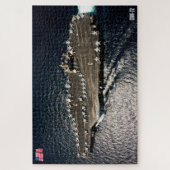 US AIRCRAFT CARRIER - CVN 72 (20 x 30 INCH) Puzzle (Vertikal)