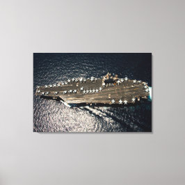 US AIRCRAFT CARRIER - CVN-72 24x36 Leinwanddruck