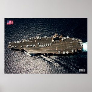 US AIRCRAFT CARRIER - CVN-72 POSTER