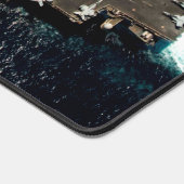 US AIRCRAFT CARRIER - CVN 72 SCHREIBTISCHUNTERLAGE (Ecke)