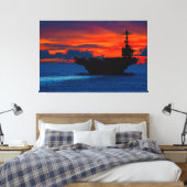 US AIRCRAFT CARRIER - CVN-73 40x60 Leinwanddruck (Insitu (Schlafzimmer))