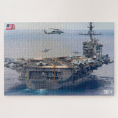 US AIRCRAFT CARRIER - CVN 74 (20 x 30 INCH) Puzzle (Horizontal)