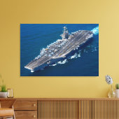 US AIRCRAFT CARRIER - CVN-74 24x36 Leinwanddruck (Insitu (Wohnzimmer))