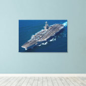 US AIRCRAFT CARRIER - CVN-74 24x36 Leinwanddruck (Insitu (Holzboden))