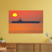 US AIRCRAFT CARRIER - CVN-74 24x36 Leinwanddruck (Insitu (Wohnzimmer))
