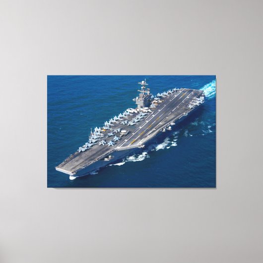 US AIRCRAFT CARRIER - CVN-74 32x48 Leinwanddruck (Vorderseite)