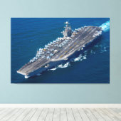 US AIRCRAFT CARRIER - CVN-74 40x60 Leinwanddruck (Insitu (Holzboden))