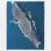 US AIRCRAFT CARRIER - CVN 74 FLEECEDECKE (Vorderseite)