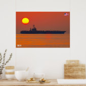 US AIRCRAFT CARRIER - CVN-74 POSTER (Küche)