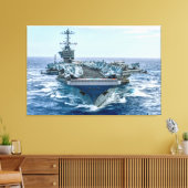 US AIRCRAFT CARRIER - CVN-75 32x48 Leinwanddruck (Insitu (Wohnzimmer))