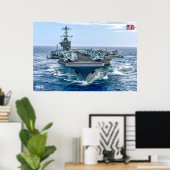 US AIRCRAFT CARRIER - CVN-75 POSTER (Heimbüro)