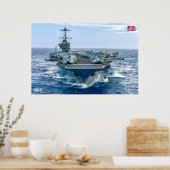 US AIRCRAFT CARRIER - CVN-75 POSTER (Küche)