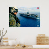 US AIRCRAFT CARRIER - CVN-75 POSTER (Küche)