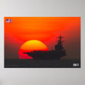 US AIRCRAFT CARRIER - CVN-77 POSTER (Vorne)