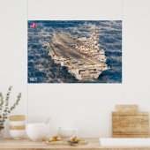 US AIRCRAFT CARRIER - CVN-77 POSTER (Küche)