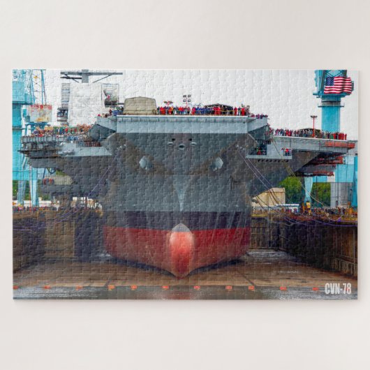 US AIRCRAFT CARRIER - CVN 78 (20 x 30 INCH) Puzzle (Horizontal)
