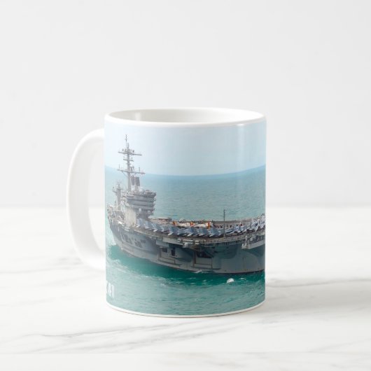 US AIRCRAFT CARRIER - Tasse CVN-71 (Vorderseite Links)