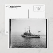 US Alabama Battleship c1902 Vintag Postkarte (Vorne/Hinten)