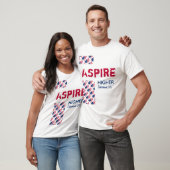 US AMERICA ASPIRE HÖHERE Christliche Schrift T-Shirt (Unisex)