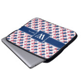 US AMERICA Christlich Scripting Monogram-Notebook Laptopschutzhülle (Vorne Knopf)