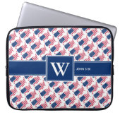 US AMERICA Christlich Scripting Monogram-Notebook Laptopschutzhülle (Vorderseite)