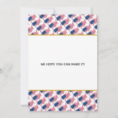 US-AMERICA-Sonderveranstaltung Hochzeitsfeier Save The Date (Rückseite)