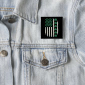 US American Flag Kleeblatts St Patricks Day Americ Button (Beispiel)