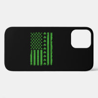US American Flag Kleeblatts St Patricks Day