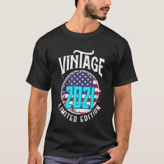 US American Flag Limited Edition Vintag 2021 T-Shirt