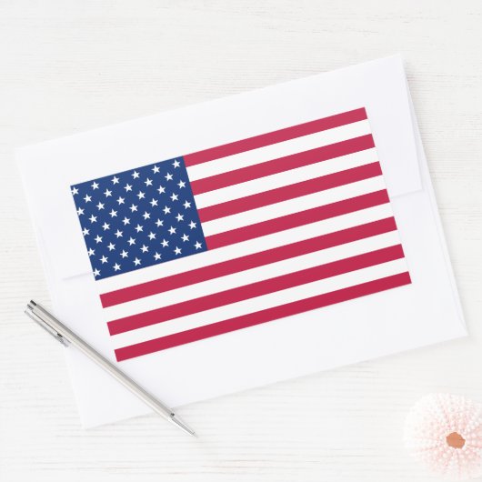 US American Flag Patriotic Stars Stripes Sticker (Umschlag)