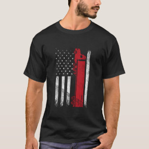 US American Flag Semi Truck Fahrer Patriotic Funny T-Shirt
