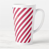 US American Flag Stars Streifen Custom Mit Monogra Milchtasse (Rechts)