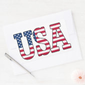 US American Flag Sticker (Umschlag)