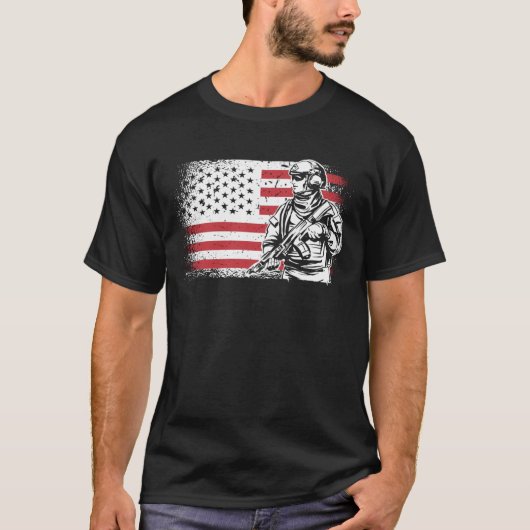 US American Flag T-Shirt (Vorderseite)