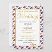 US-AMERIKA Christliche Schrift Custom Wedding Einladung (Vorderseite)