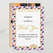 US-AMERIKA Christliches kundenspezifisches Foto Dankeskarte (Vorne/Hinten)