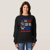 US-Amerikaner Blind Uncle Sam 4. Juli Männer Wom Sweatshirt (Vorne ganz)