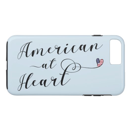 US-Amerikaner im Herz Handy Fall Case-Mate iPhone Hülle (Rückseite (Horizontal))