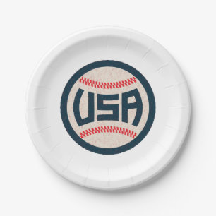 US-amerikanische Baseballmannschaft Pappteller