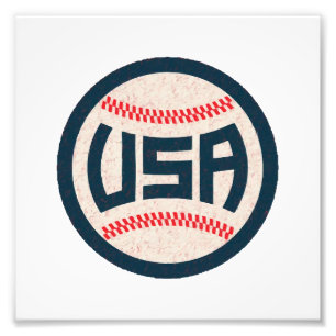 US-amerikanische Baseballnationalmannschaft Fotodruck
