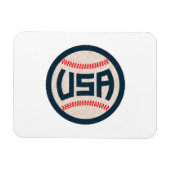 US-amerikanische Baseballnationalmannschaft Magnet (Horizontal)