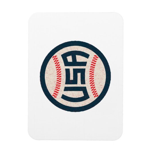 US-amerikanische Baseballnationalmannschaft Magnet (Vertikal)