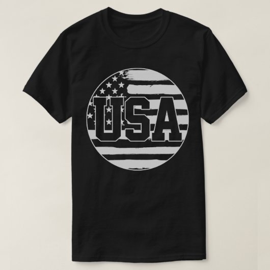 US-amerikanische Flagge 4. Juli 1 T-Shirt (Design vorne)