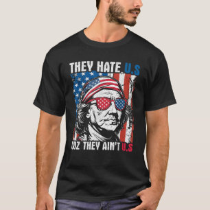 US-amerikanische Flagge 4. Juli Sie hassen uns Cuz T-Shirt