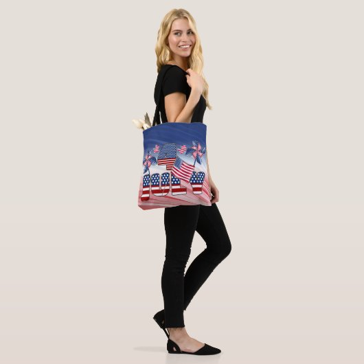 US-amerikanische Flagge 4. Juli Tasche (Am Model)