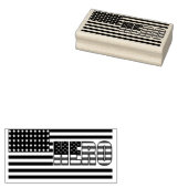 US-amerikanische Flagge - A Held Gummistempel (Stempel)