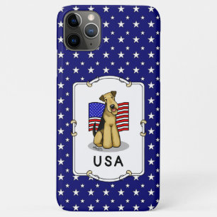 US-amerikanische Flagge Airedale Terrier Dog - Nie Case-Mate iPhone Hülle