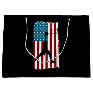 US-amerikanische Flagge Basketball Patriotischer A Große Geschenktüte